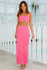 Perfect Piece Maxi Skirt Pink
