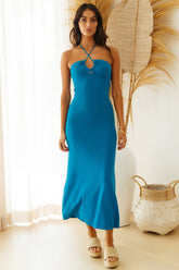 Stand Still Maxi Dress Blue
