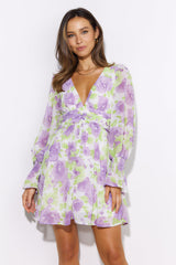 Mind Set Mini Dress Purple