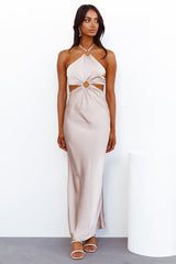 Found You Maxi Dress Beige