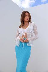 Show It Mesh Top White