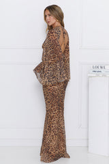 Sassy Behaviour Maxi Dress Leopard
