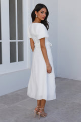 Not Of This World Midi Dress White