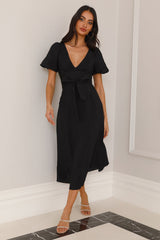 Not Of This World Midi Dress Black