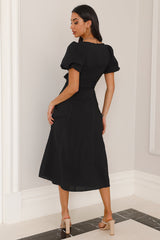 Not Of This World Midi Dress Black