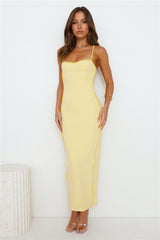 Fanciest Girl Maxi Dress Yellow