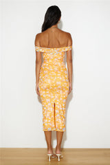 Girl With Style Midi Dress Orange