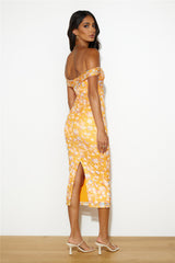 Girl With Style Midi Dress Orange