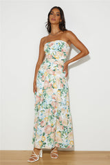Vacay Dates Maxi Dress Beige