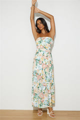 Vacay Dates Maxi Dress Beige