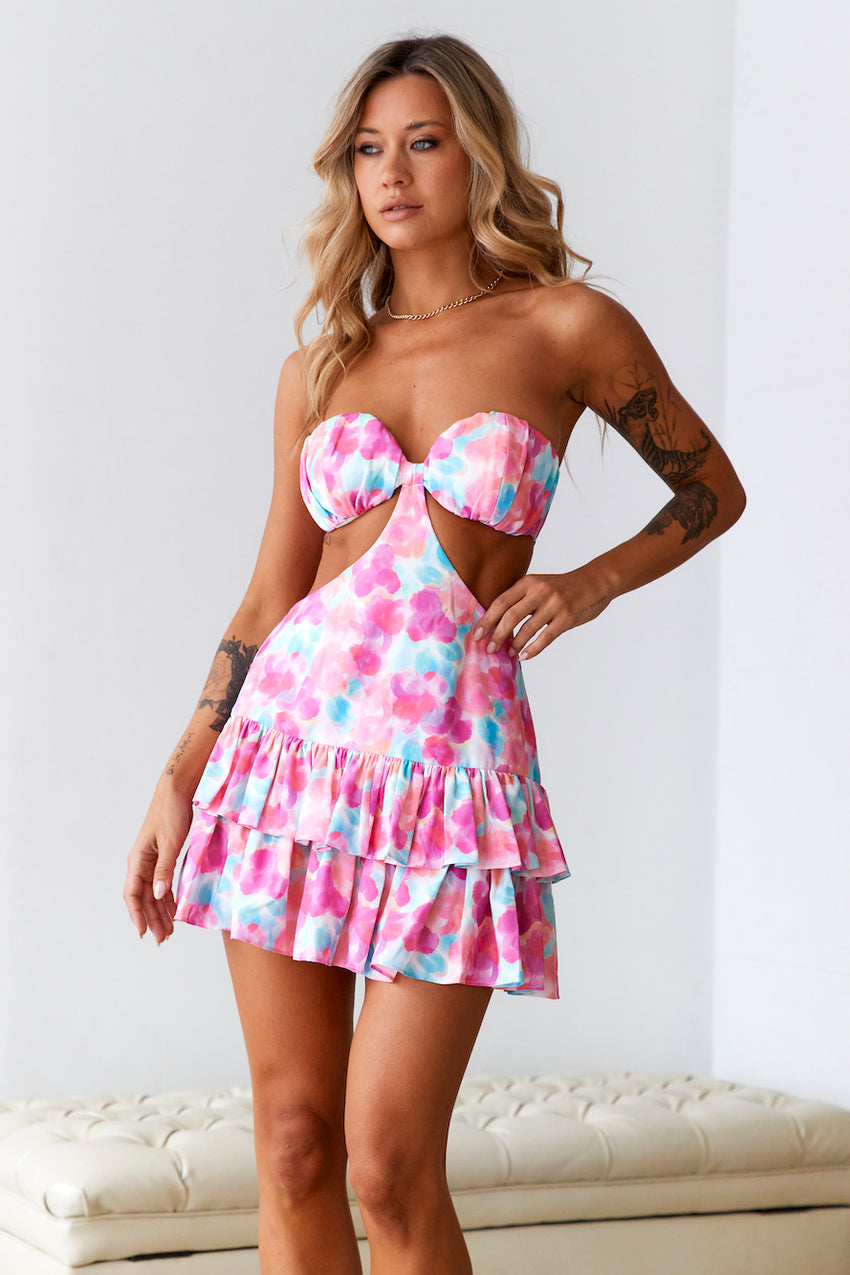 A Kodak Moment Mini Dress Multi