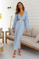At The Centre Maxi Dress Blue