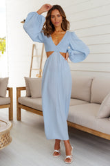 At The Centre Maxi Dress Blue