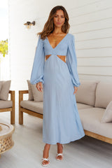 At The Centre Maxi Dress Blue