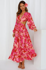 Relentlessly Beautiful Maxi Dress Red