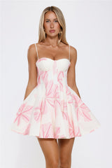 Blooming Luxe Mini Dress Pink