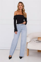 Reputation Off Shoulder Top Black