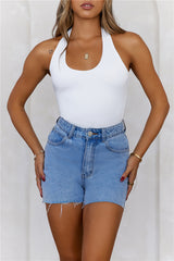 BASE Going Viral Halter Top White
