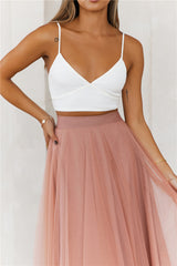 Daylight Parties Crop Top White