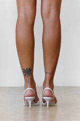 Henrietta Sandal Heels Ivory