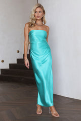 Drinks On You Midi Dress Teal