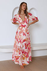 She Is Style Maxi Dress Red