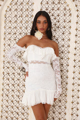 First Place Look Mini Dress White