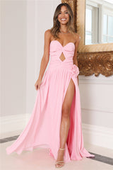 RUNAWAY The Rosette Gown Pink