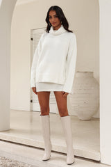 Winnie Mini Skirt White