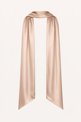 Satin Neck Scarf Champagne
