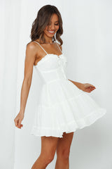 No Pity Party Dress White