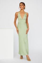Mine All Night Maxi Dress Green