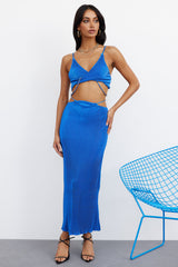 Not A Stereotype Maxi Skirt Blue