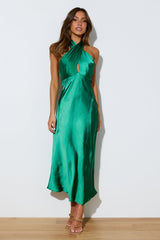 Night In The City Maxi Dress Green