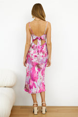 You're The One Midi Dress Pink