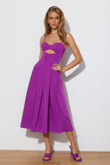 Sunniest Times Midi Dress Purple