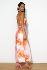Dreamy Fit Maxi Dress Orange