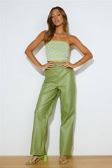 FINDERS KEEPERS Mia Pu Pants Khaki