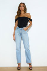 Snatched Up Crop Top Black