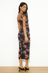 Quick Fit Midi Dress Black