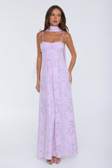 Flirt With Fire Maxi Dress Lilac