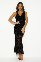 Pursue Your Dreams Maxi Dress Black