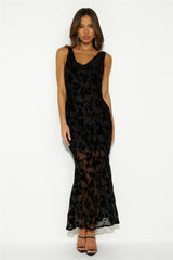 Pursue Your Dreams Maxi Dress Black