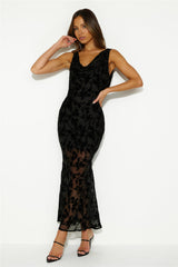 Pursue Your Dreams Maxi Dress Black