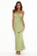 Go Lights Maxi Dress Green