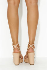 VERALI Amore Wedges Nude Smooth