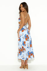 Find Your Style Midi Dress Blue