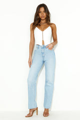 Fashion Hour Crop Top White