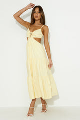 Loving Her Style Maxi Dress Yellow