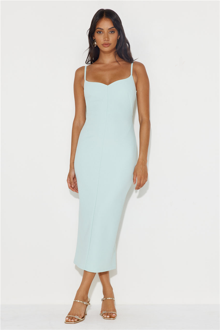Confident Gal Midi Dress Sage
